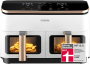 COSORI CAF-R904-WDE 8.5L 6-IN-1 KÉTKAMRÁS FORRÓLEVEGŐS SÜTŐ, AIR FRYER, FEKETE-FEHÉR