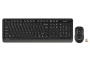A4-TECH FG1012 WIRELESS BILLENTYŰZET COMBO FEKETE, US