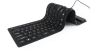 GEMBIRD KB-109F-B FLEXIBLE BILLENTYŰZET & OTG ADAPTER FEKETE, US