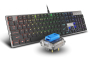 GENESIS THOR 420 RGB MECHANICAL SLIM GAMING BILLENTYŰZET GREY, US