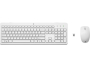 HP 230 WIRELESS BILLENTYŰZET + EGÉR COMBO FEHÉR, HU