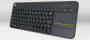 LOGITECH K400 PLUS WIRELESS TOUCH BILLENTYŰZET FEKETE, HU