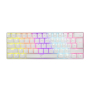 WHITE SHARK GK-2022W SHINOBI BROWN SWITCHES MECHANIKUS 60% GAMING BILLENTYŰZET FEHÉR, US