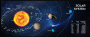 GEMBIRD MP-SOLARSYSTEM-XL-01 MOUSE PAD BLACK