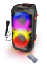 ESPERANZA SINGER HORDOZHATÓ PARTY BLUETOOTH HANGSZÓRÓ, MIKROFONNAL, RGB, FEKETE