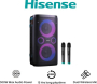 HISENSE PARTY STORM1 300W PARTY HANGSZÓRÓ 2 MIKROFONNAL BLUETOOTH, FEKETE