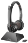 POLY PLANTRONICS SAVI 8220-M WIRELESS USB-A DECT HEADSET BLACK