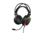 GENESIS NEON 613 G2 RGB GAMER HEADSET/FEJHALLGATÓ, FEKETE