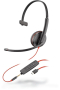 POLY PLANTRONICS BLACKWIRE 3215 USB-C HEADSET BLACK