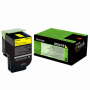 LEXMARK CX510 (4K) SÁRGA EREDETI TONER (80C2XYE)