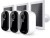 ARLO ESSENTIAL (GEN.2) BUNDLE 2K KÜLTÉRI BIZTONSÁGI KAMERA (3 KAMERA SZETT) + (3 ESSENTIAL SOLAR PANEL CHARGER), FEHÉR